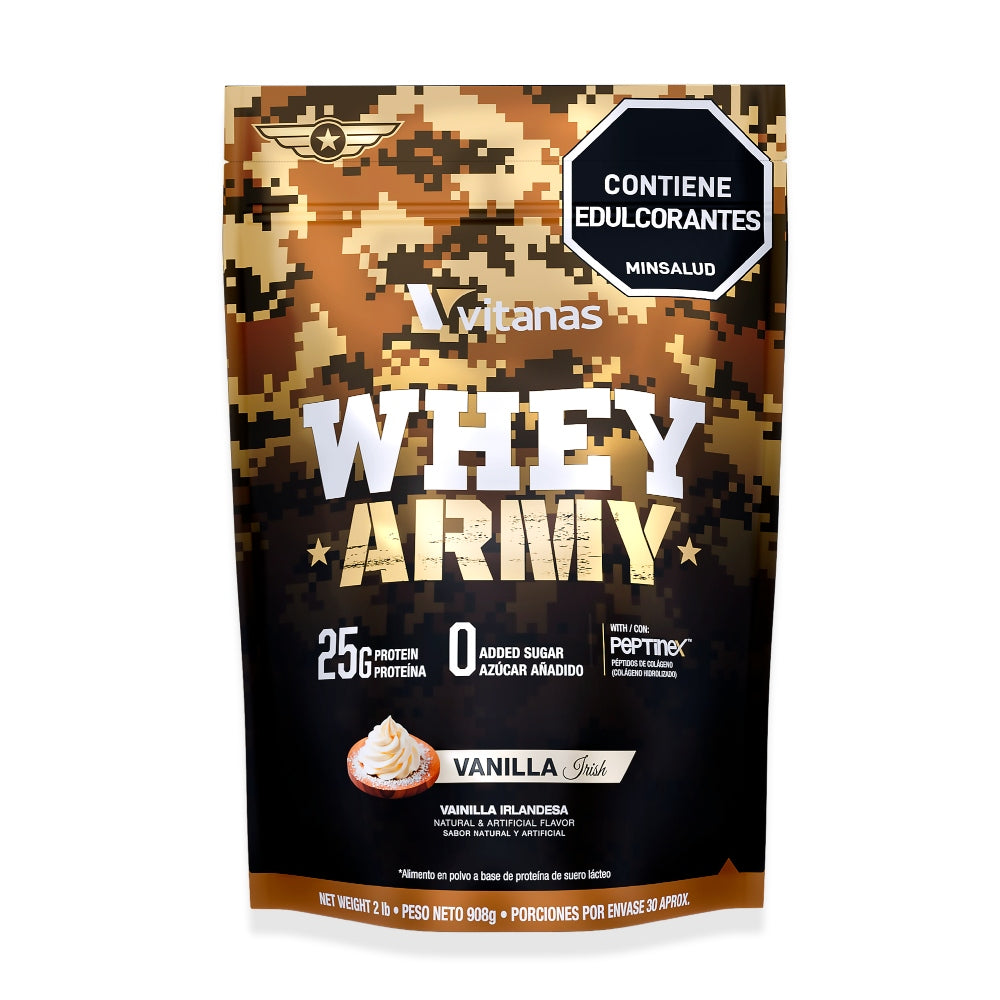 WHEY ARMY 2 LB - PROTEINA WHEY CON COLAGENO