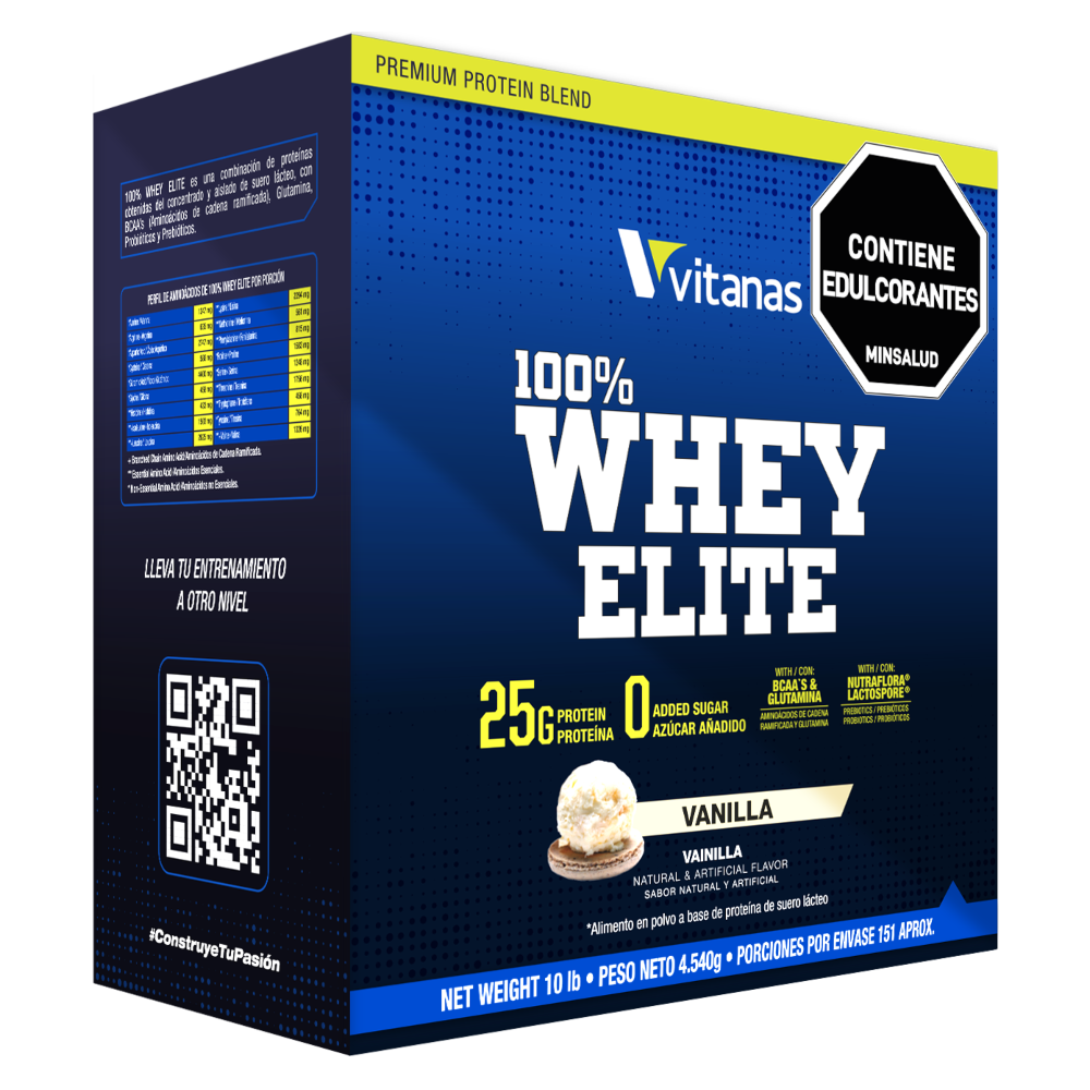 100% PROTEÍNA WHEY - WHEY ELITE /10 LB