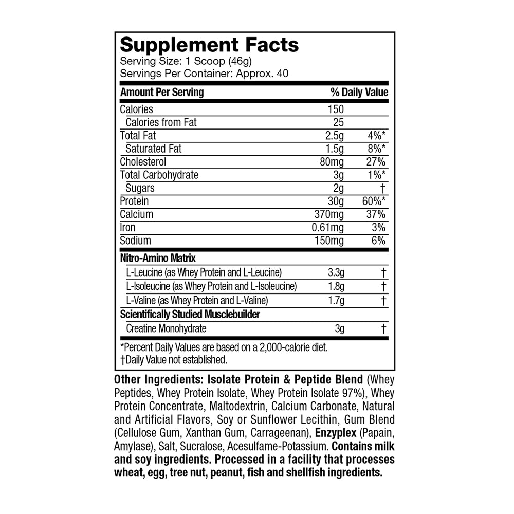 NITRO TECH PERF. SERIES /4 LBS