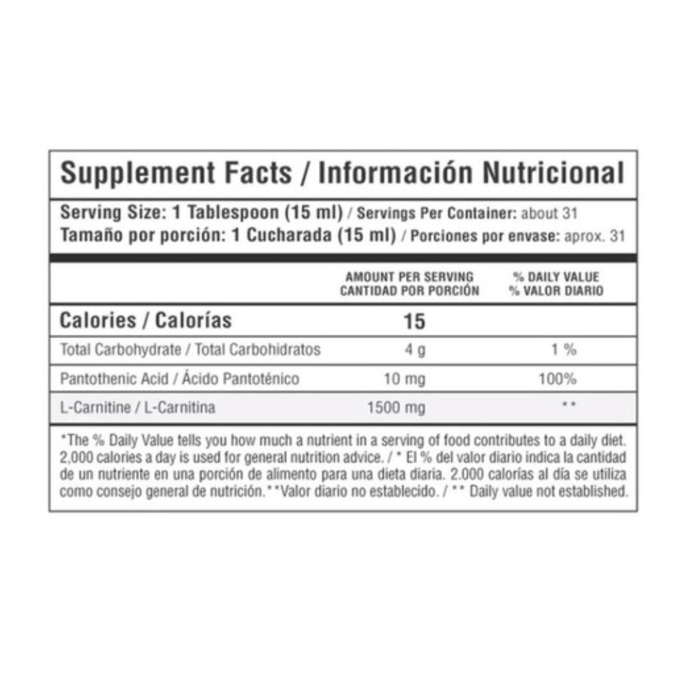 L-CARNITINE LIQUID /1500 MG